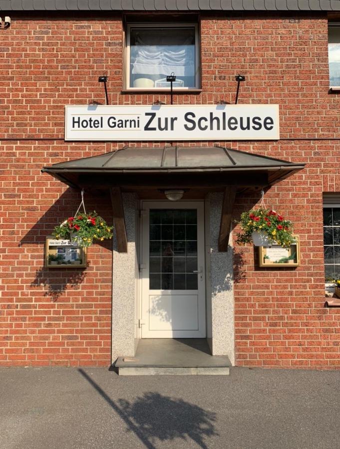 Hotel Zur Schleuse Datteln Exterior foto